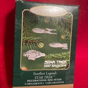 Star Trek Starfleet Legends Miniature Hallmark Ornaments